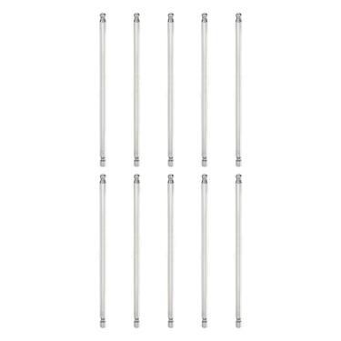 Imagem de HARFINGTON 10 peças de chave de fenda sextavada de ponta esférica H6 (6 mm) cabeça 1/10.2 cm haste sextavada 150 mm (6") de comprimento magnético S2 aço métrico chave de fenda chave de broca soquete