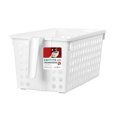 Imagem de Ordene - Organizador Plástico Multiuso com Cabo, Tamanho Grande, Linha Utti