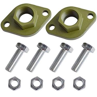 Imagem de HYDRO MASTER 00210902 Flange de ferro fundido universal NPT de 2,5 cm para bomba de circulação (par), 1" NPT