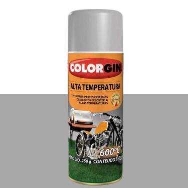 Imagem de Spray Alta Temperatura Colorgin 350ml, Alumínio