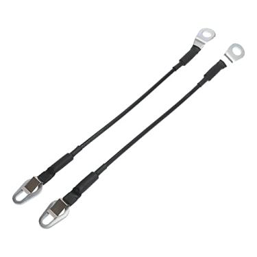 Imagem de X AUTOHAUX Par de cabos de porta traseira de elevação de portão de elevação para Chevy Silverado para GMC Sierra para Cadillac Escalade para Hummer H2 16637944