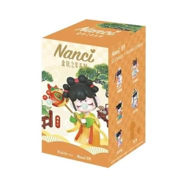 Imagem de Grampo De Cabelo Dourado Estilo Chinês Boneca Fofa Colecionável Caixa 