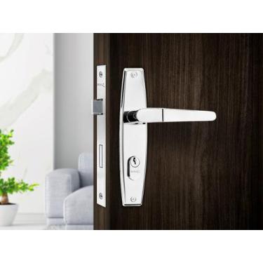 Imagem de Fechadura Externa Fit MZ560 PAPAIZ, Cromado