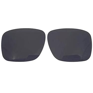 Imagem de Wetnenss Lentes de substituição para óculos de sol Oakley Holbrook OO9102/polarizadas de 1,5 mm/fáceis de instalar (preto)