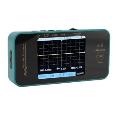 Imagem de Luocute Osciloscópio de Mão, Osciloscópio Automotivo Portátil Digital Tela Colorida de 3,2 Polegadas 10 MHz Precisa 48mA/s Canal único Amostra Em Tempo Real Medidor Portátil
