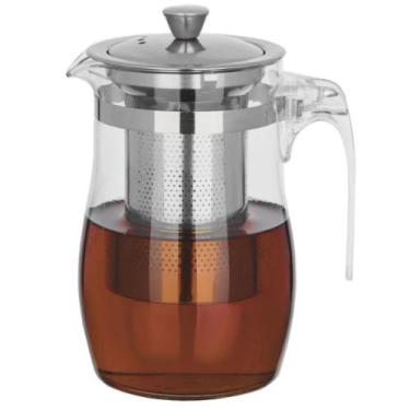 Imagem de Chaleira De Vidro Infusor Removivel Alça 700ml Resistente - Livon