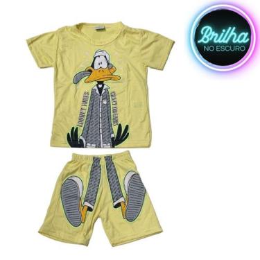 Imagem de Conjunto Pijama Brilha no Escuro Personagens Menino Infantil Mickey Ho