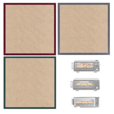 Imagem de Forros de silicone para fritadeira Ninja Flip Toaster Oven & Air Fryer SP351 SP301 SP201 SP101, forros de silicone reutilizáveis