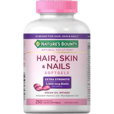 Imagem de Vitamina Hair Skin & Nails Nature's Bounty Advanced Sem Sabor 250 Cáps