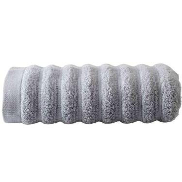 Imagem de Toalha de Banho Kacyumara Avulsa Bali Canelada 500g/m², Silver Bali Ba