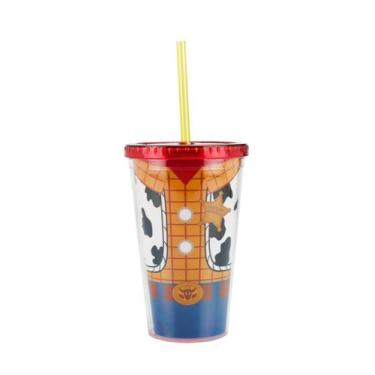 Imagem de Copo Com Canudo Woody Toy Story 450ml Disney - Taimes
