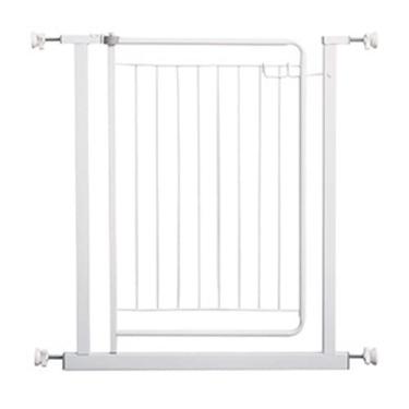 Imagem de Portãozinho para Crianças e Pets com Trava em Aço de 80cm Branco Standard Próprio para Vão de Paredes EP206 Utimil