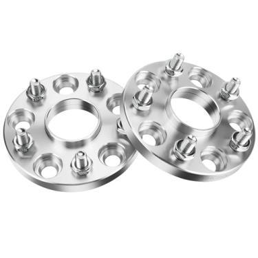 Imagem de Espaçadores de roda 5 x 4,5, espaçadores de roda centralizados de cubo de 5 pinos de 15 mm para Toyota Camry Highlander RAV4, ES350, RX350, ES330, RX330, GS, TC, XB, adaptadores de roda 5 x 114,3 com