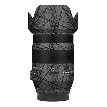 Imagem de Película protetora de lente de câmera película protetora de vinil adesivo premium para Tamron 35-150 mm F2.8-4 adequado para Canon Mount Decal 35-150 F2.8-4 (cinza cruzado)