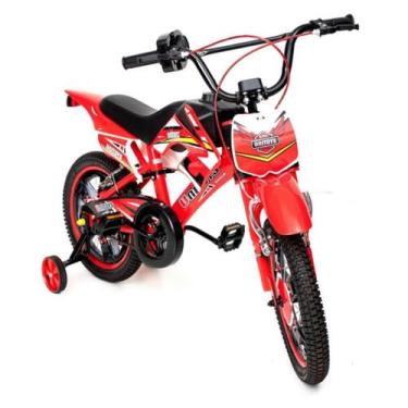 Imagem de Bicicleta Infantil MotoCross Unitoys R16 Freios VBrake Imita Barulho d