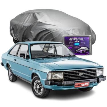 Imagem de Capa Para Carro Corcel 2 Impermeável Com Forro Central e Elástico - Ar