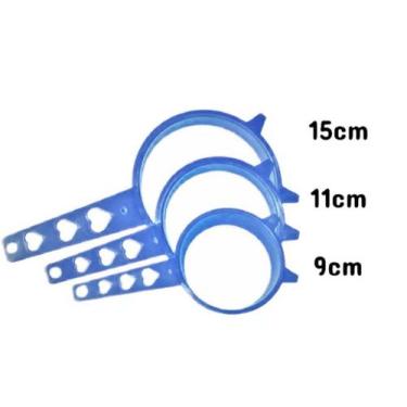 Imagem de Peneiras Love Jogo kIT com 3 Peças Kit 9, 11 e 15 cm para Cozinha Core