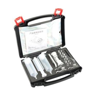 Imagem de UGPLM Kit de sangria de freio hidráulico, ferramenta de sangria para veículos elétricos