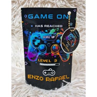 Imagem de Kit saquinho METALIZADO lembrancinha PERSONALIZADO com NOME E TEMA, lembrancinha FESTA INFANTIL, batizado, cha de bebe (20)