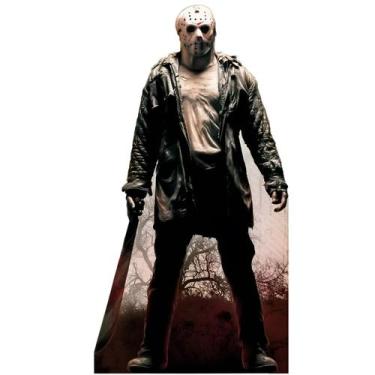 Imagem de Totem Decorativo de Halloween - Jason Sexta-feira 13 - 178x93cm - 1 un