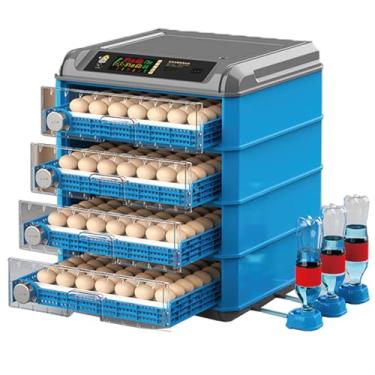 Imagem de Chocadeira de ovos para chocar pintinhos com reposição automática de água, controle de umidade, tela digital LED, máquina de incubação de aves, cinco modos para chocar galinhas