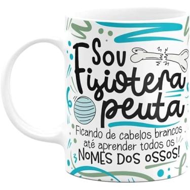 Imagem de Caneca Profissões - Sou fisioterapeuta - branca