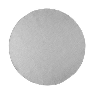 Imagem de Tapete Fiorenzzo Altihaus, 100% Poli�ster, Antiderrapante, Toque Macio, Estilo Minimalista, Para Quarto, Sala ou Corredor, Confort�vel, Lav�vel, Decora��o Moderna (Cinza, 1,35m (Redondo))