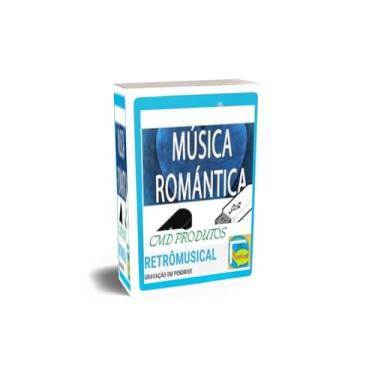 Imagem de Pen Drive 8GB com Música = Música Romântica - Nac. e Intern. (mp3) Playlist Ordem Alfabética