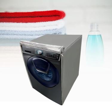 Imagem de CAPA PARA LAVA E SECA SAMSUNG 13KG WD136UVH TRANSPARENTE (CINZA)