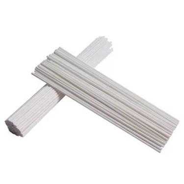 Imagem de Kit 105un Varetas de Fibra para Difusor 30cm x 3mm Branco - Corpo Leve
