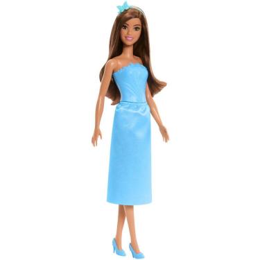 Imagem de Boneca Barbie Fantasy Colecao Donzelas - Vestido azul MATTEL
