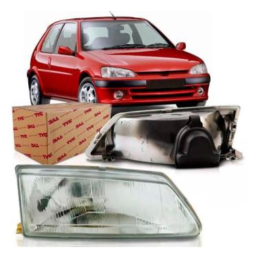 Imagem de Farol Principal Peugeot 106 / 92 a 96  Lado Esquerdo (Motorista) - TYC