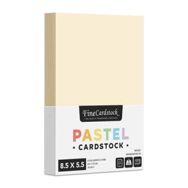 Imagem de Papel de cartolina S, impressão superfina de meia letra, 100 folhas - 