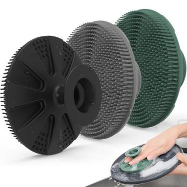 Imagem de Esponja de silicone BEAUTAIL, esponjas esfoliantes antiarranhões, paco