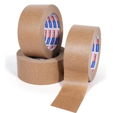 Imagem de Fita de embalagem ADHES Heavy Duty Paper Kraft 2cm x 40m 3 rolos - ADH