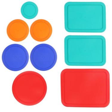 Imagem de Tampas de reposição para Pyrex 7202-PC 1 xícara verde 7200-PC 2 xícara