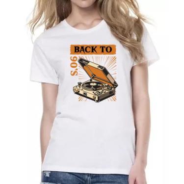 Imagem de Camiseta Baby Look Back to anos 90 vitrola - Alearts, G