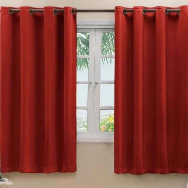 Imagem de Cortina Blecaut Blackout Corta Luz Bloqueia Luz 5,40 Metros Em Tecido 