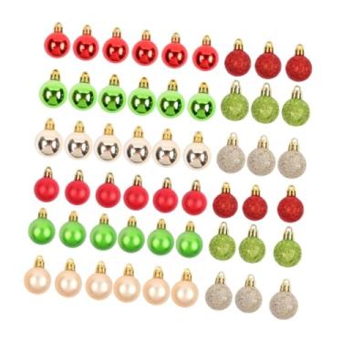 Imagem de Generic 54x Bolas de enfeite de decoração de Natal, bolas de glitter inquebráveis, penduradas para guirlanda de ano novo