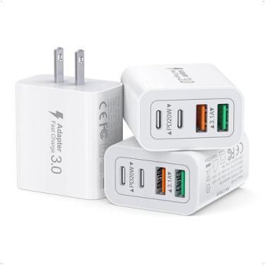 Imagem de Carregador Carregador de parede USB C Dulums, carregamento rápido de 4