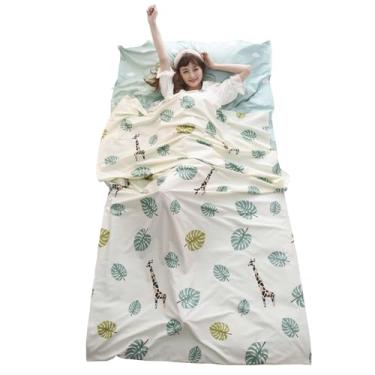 Imagem de Azarxis Lençóis de campismo com forro de saco de dormir para acampar, viajar, hotéis, albergues e mochilão - lençol de viagem leve portátil para adultos (branco, 119,9 x 229,9 cm)