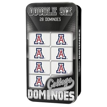 Imagem de MasterPieces NCAA Arizona Wildcats Edição de colecionador Double Six Dominoes