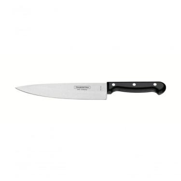 Imagem de Faca Chefe Tramontina Ultracorte 8" Inox Preta