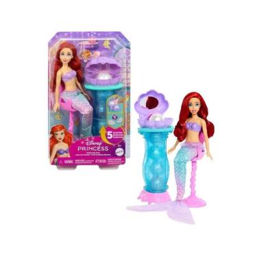 Imagem de Boneca Princesa Ariel Disney Acessórios Surpresa-Matteljbf86
