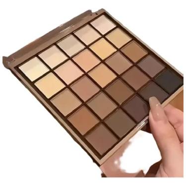 Imagem de Paleta de Sombras com 20 Cores, Tons Neutros e Marrons, Acabamento Matte