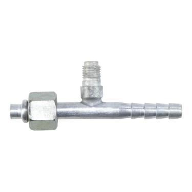 Imagem de Cnx Oring 6 Reta C/Ventil R12  Aluminio 