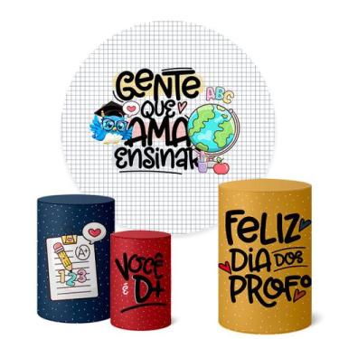 Imagem de Trio Capas Cilindro Painel 1,50m Dia Dos Professores - Fadrix, K1PROF0