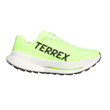 Imagem de adidas Tênis de corrida masculino Terrex Agravic Speed Ultra Trail, Limão lúcido/preto/cinza claro, 38