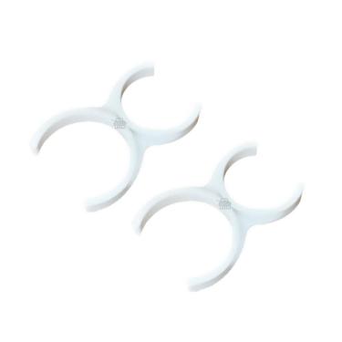 Imagem de Kit 2 Clip Duplo Carcaça Filtros Osmose Reversa 2 X 2.1/2