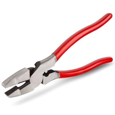 Imagem de Alicate profissional de 24 cm, estrutura de aço de alavancagem ultra-alta, com extrator e crimpador de fita de peixe